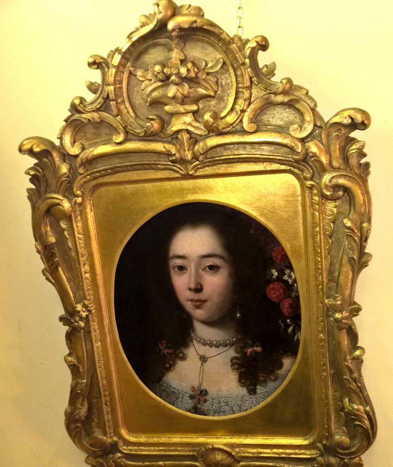 17th Century Old Master Portrait of a Girl in a Period Frame 