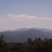 Two-Three miles to two entrances to the Blue Ridge Parkway shown here