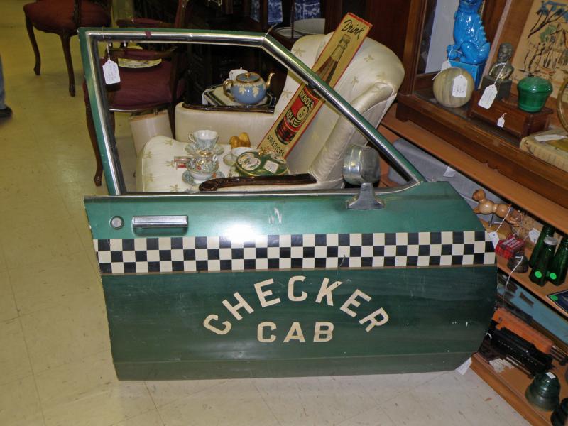 Checker Cab Door