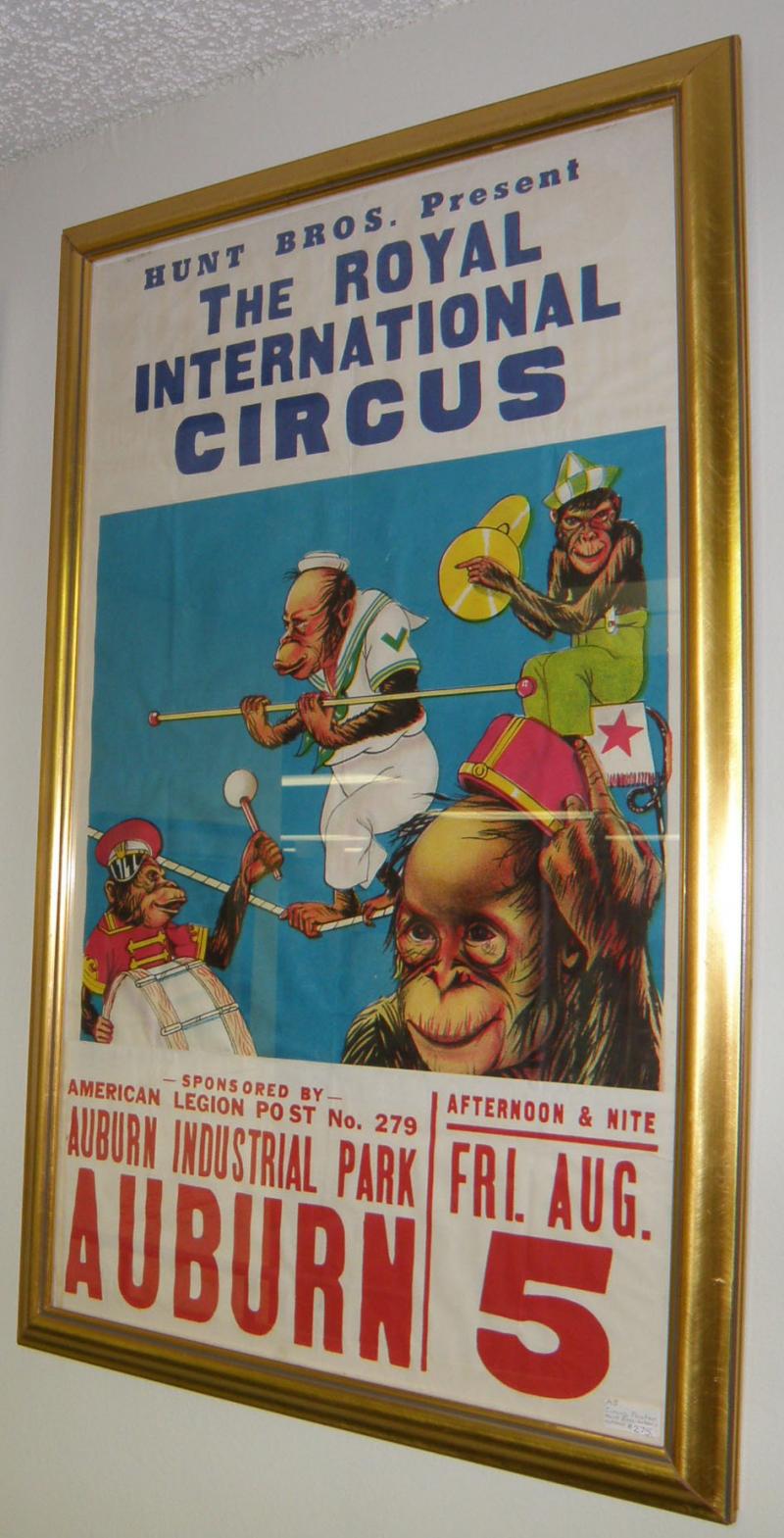 Circus Poster Hunt Bros., International  