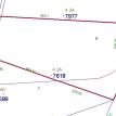 LOT D6 Topology.    Lot D7 is adjacent and south.