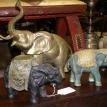 Brass and Bronze Elephants