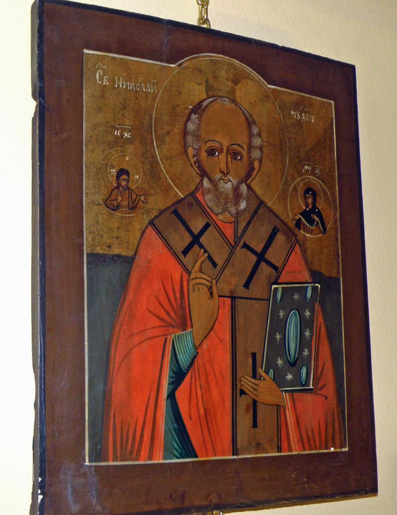 Russian Icon    St. Nicholas 