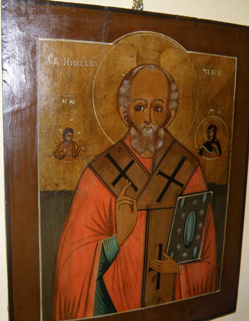 St Nicholas, 19th Century Russian Icon