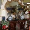 Ornate Mirror and Ormalu Dresser 