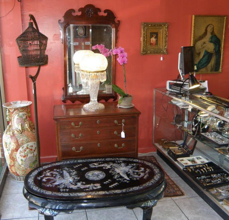 Oval Mother of Pearl Coffee Table 